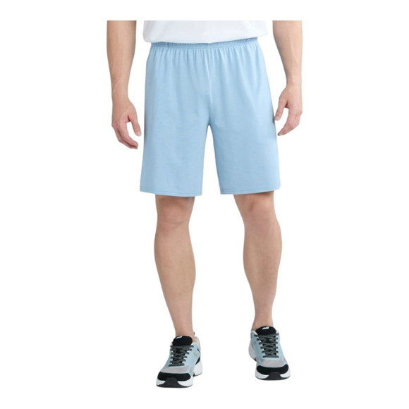 Athletic Works Other - Athletic Works Soft Tri-Blend Shorts with Side Pockets & Drawstring in Blue